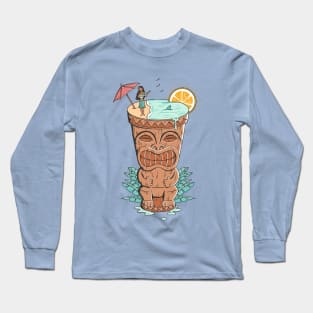 Tiki drink Long Sleeve T-Shirt